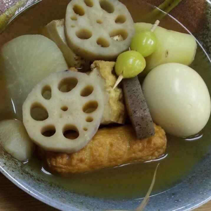 味が染みたおでん